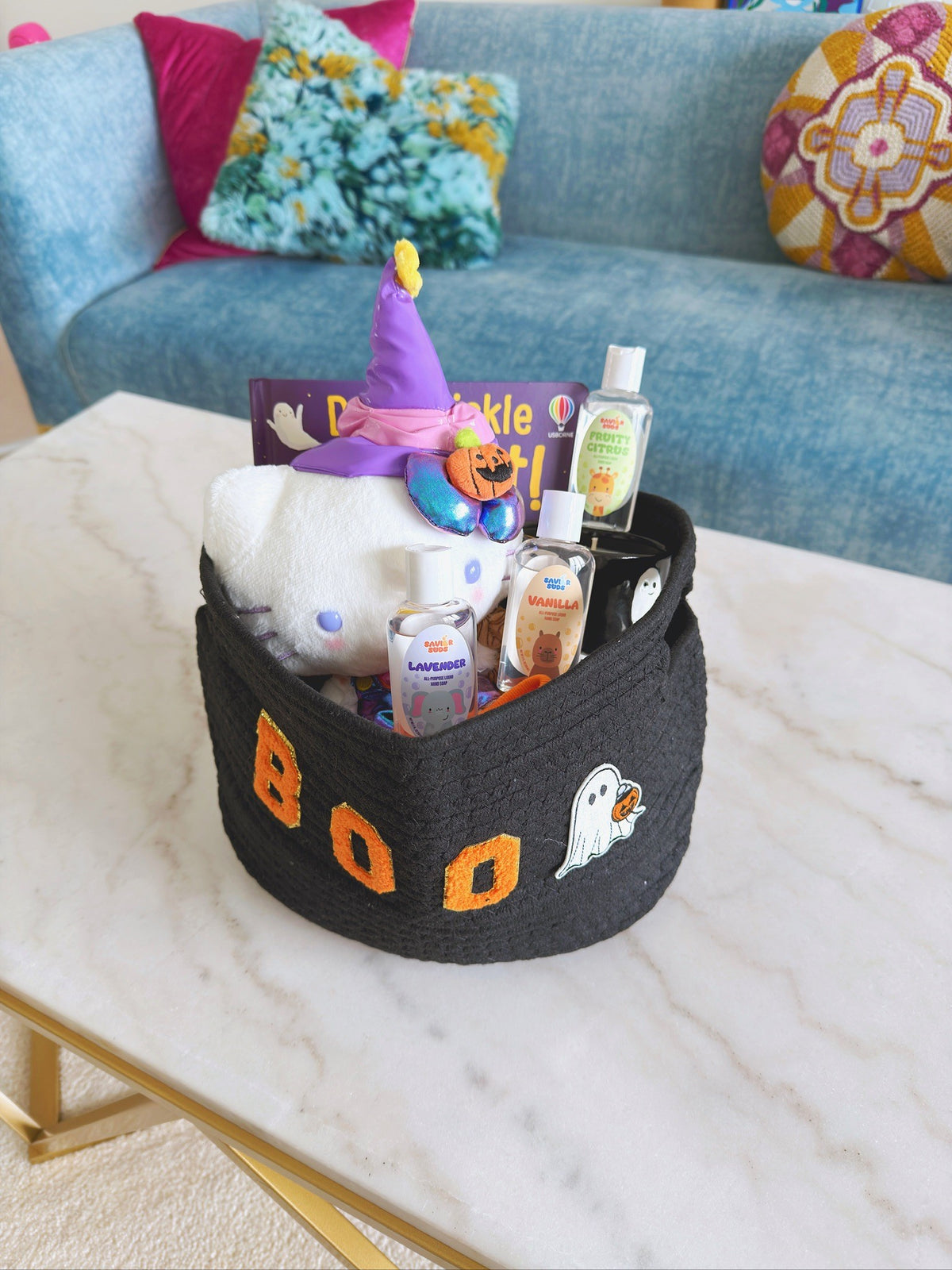 Boo Basket Bundle | Fruity Citrus, Lavender & Vanilla Hand Soap