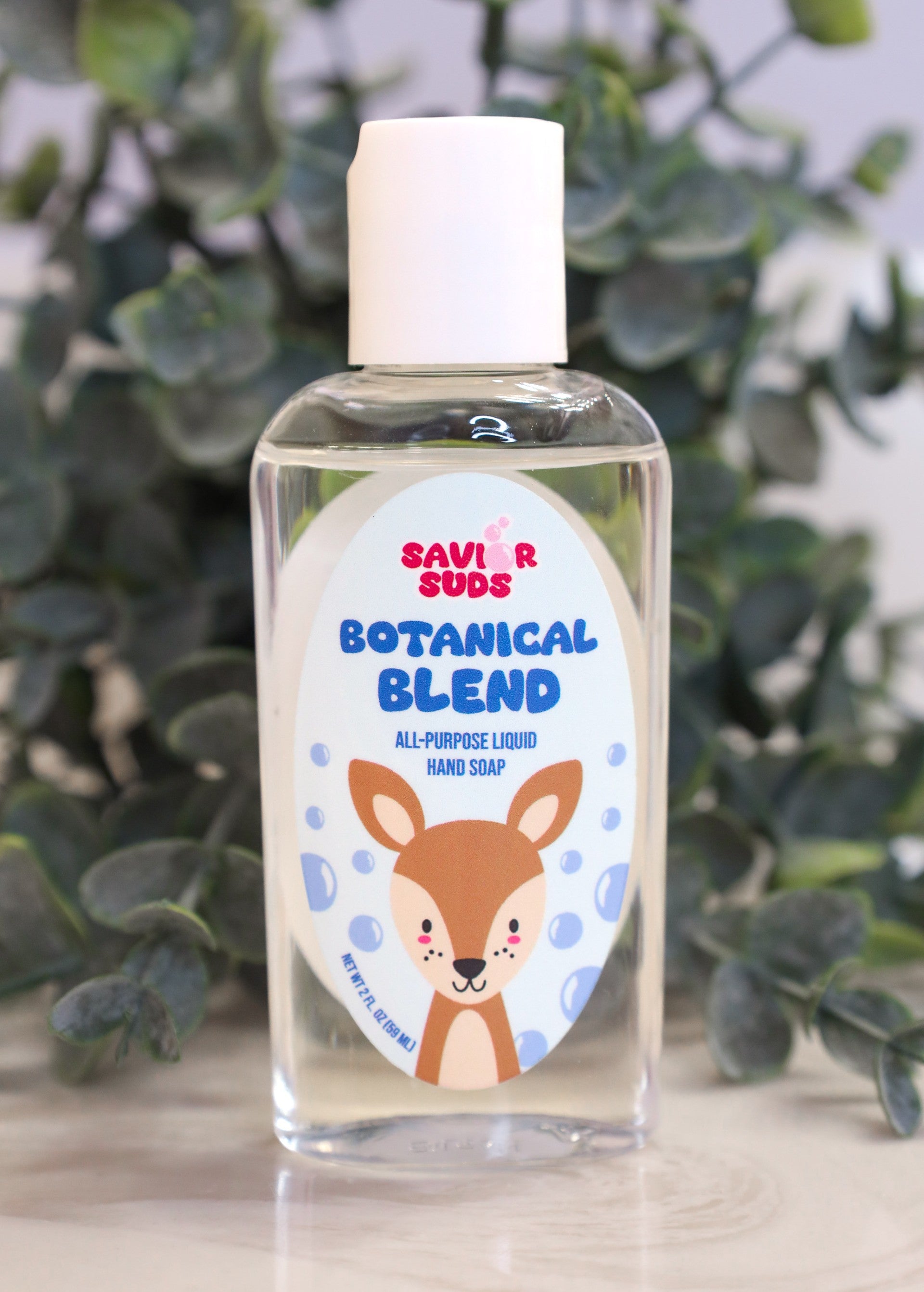 Savior Suds Botanical Blend hand soap with lavender, lemon and peppermint