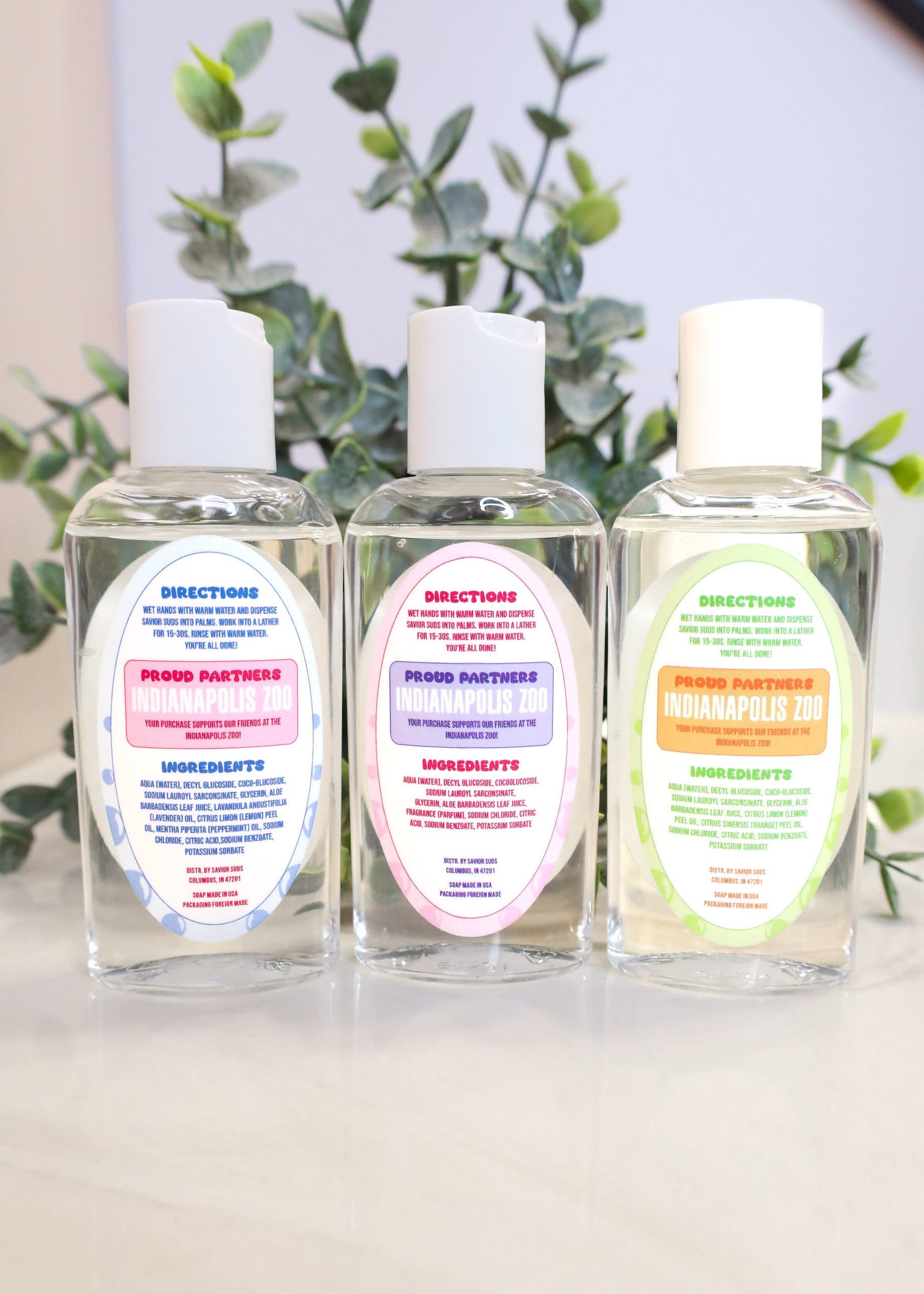Savior Suds Tiff's Picks 3-scent hand soap gift set